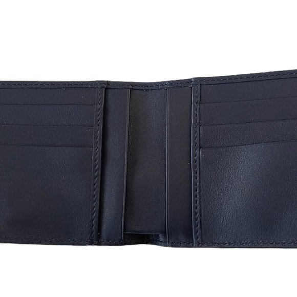 Gucci Men's Dark Navy GG Microguccissima Leather Bifold Wallet 278596 - Picture 3 of 10